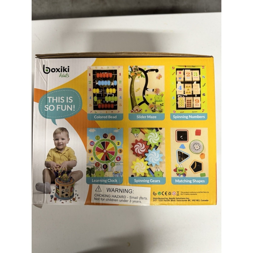 Boxiki Musical Wooden Activity Cube - Set Of Two (2) - Picture 3 of 12